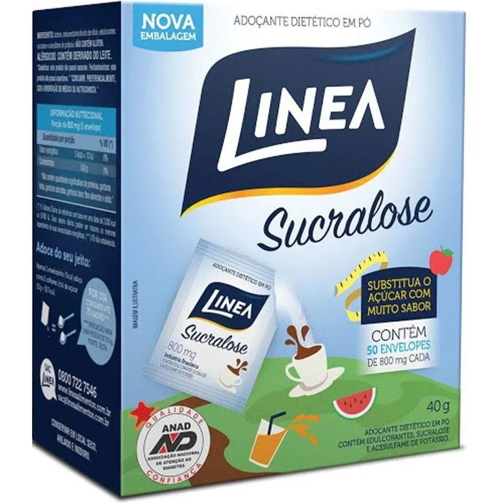 Adoçante em Pó Sucralose Linea 50UN