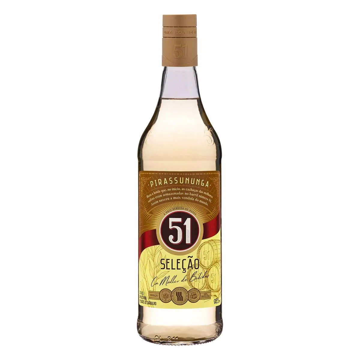 Cachaça 51 Seleção 965ML