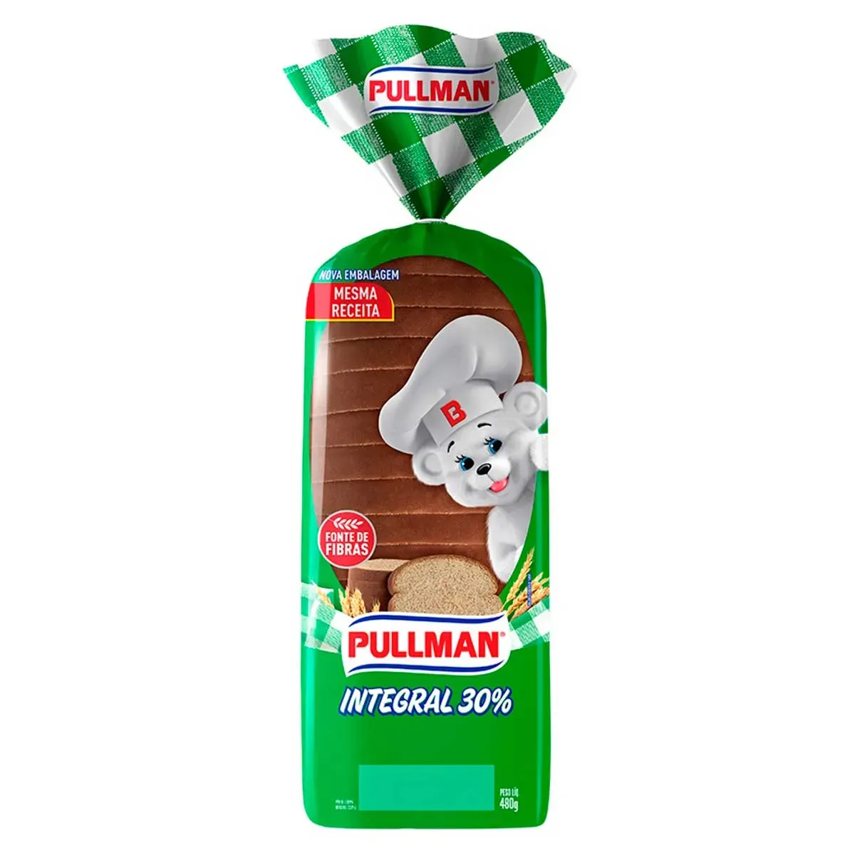Pão de Forma Integral Pullman 480G