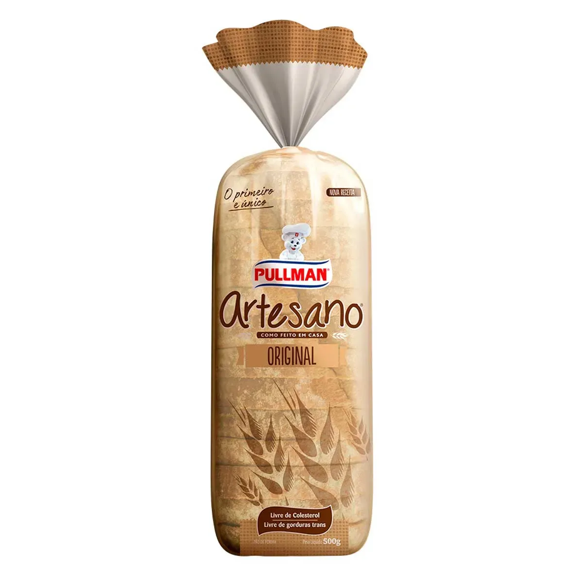 Pão de Forma Pullman Artesano 500G