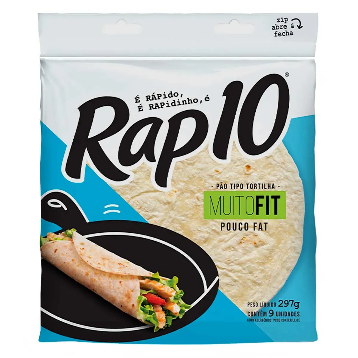 Pão Tortilha Fit Rap10 297G