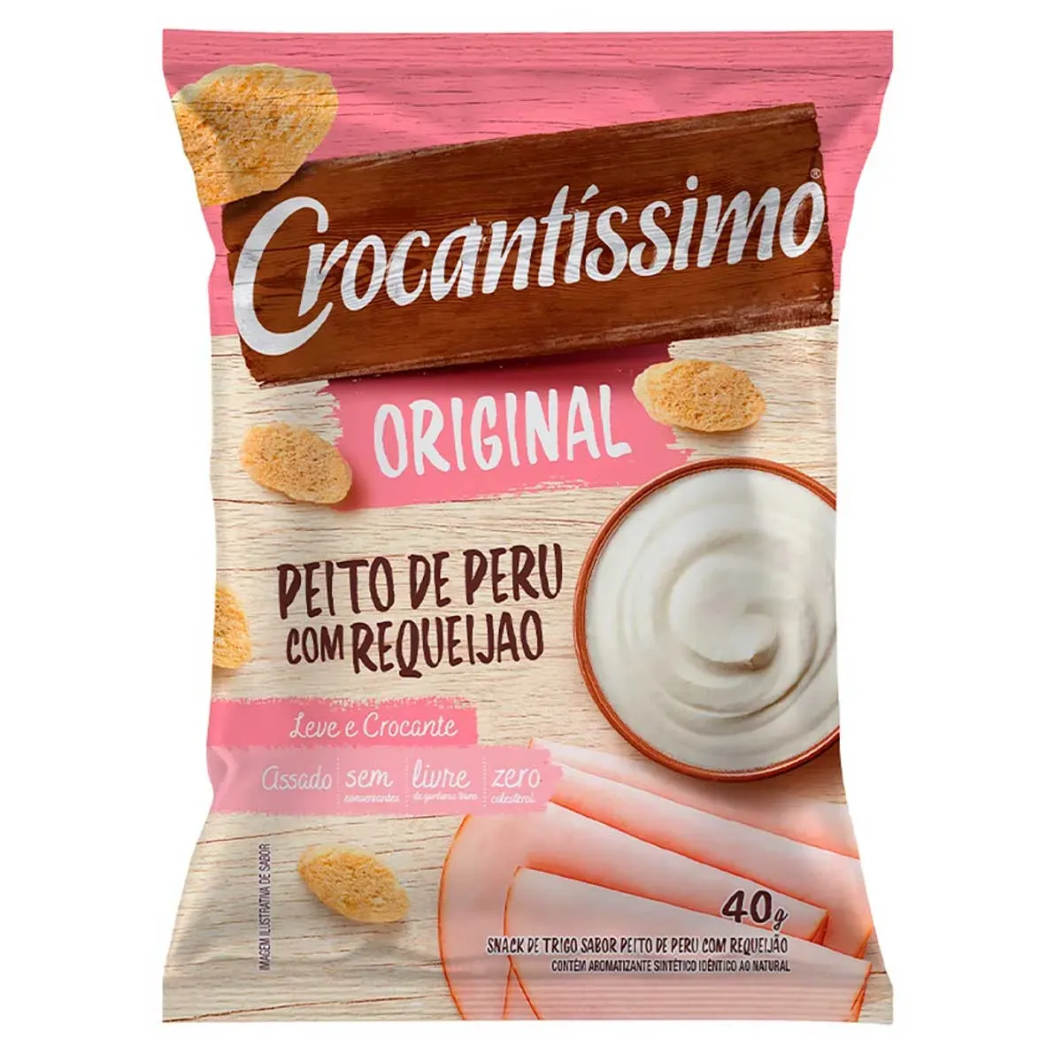 Snack Trigo Peito Peru Requeijão Crocantíssimo 40G