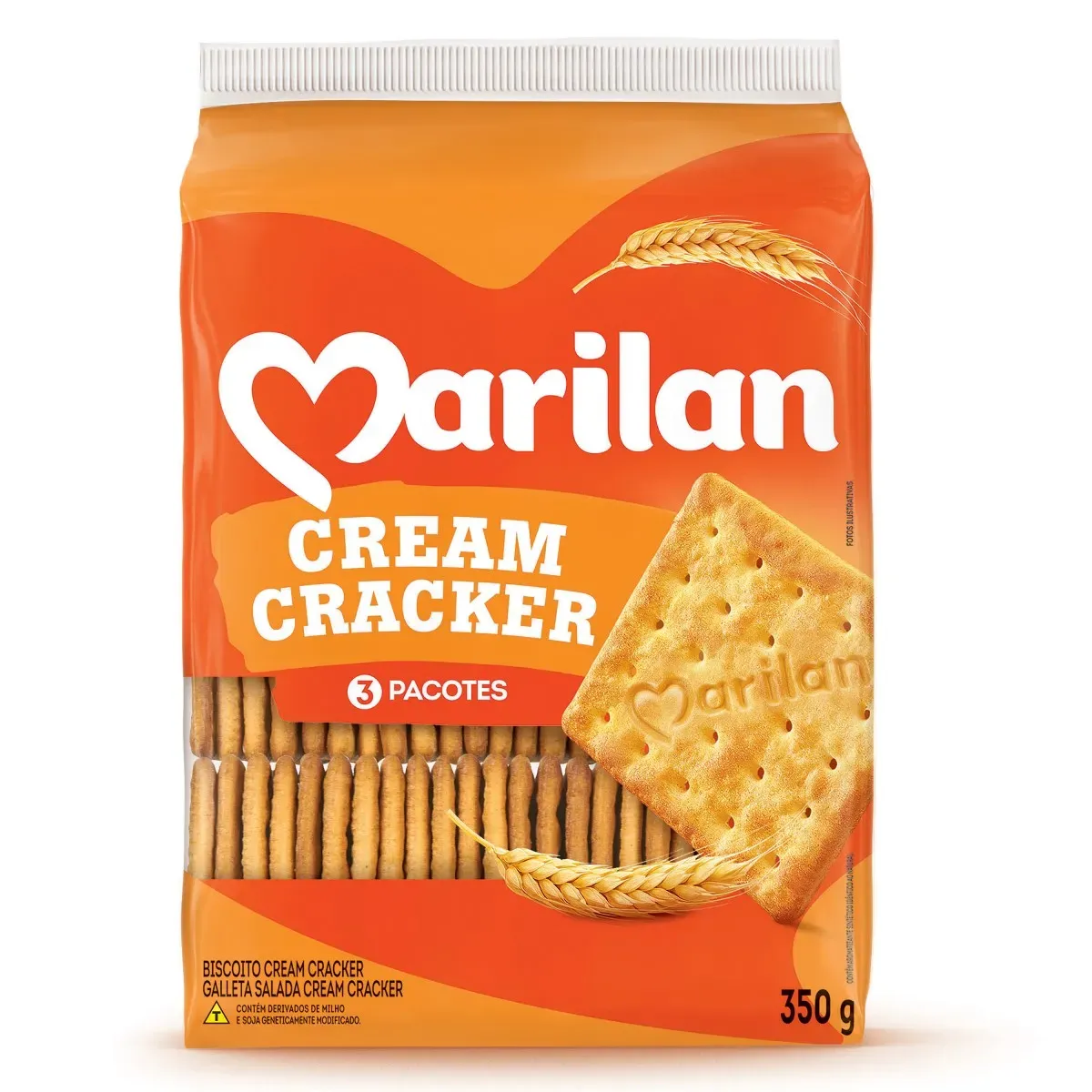 Biscoito Cream Cracker Marilan 350G