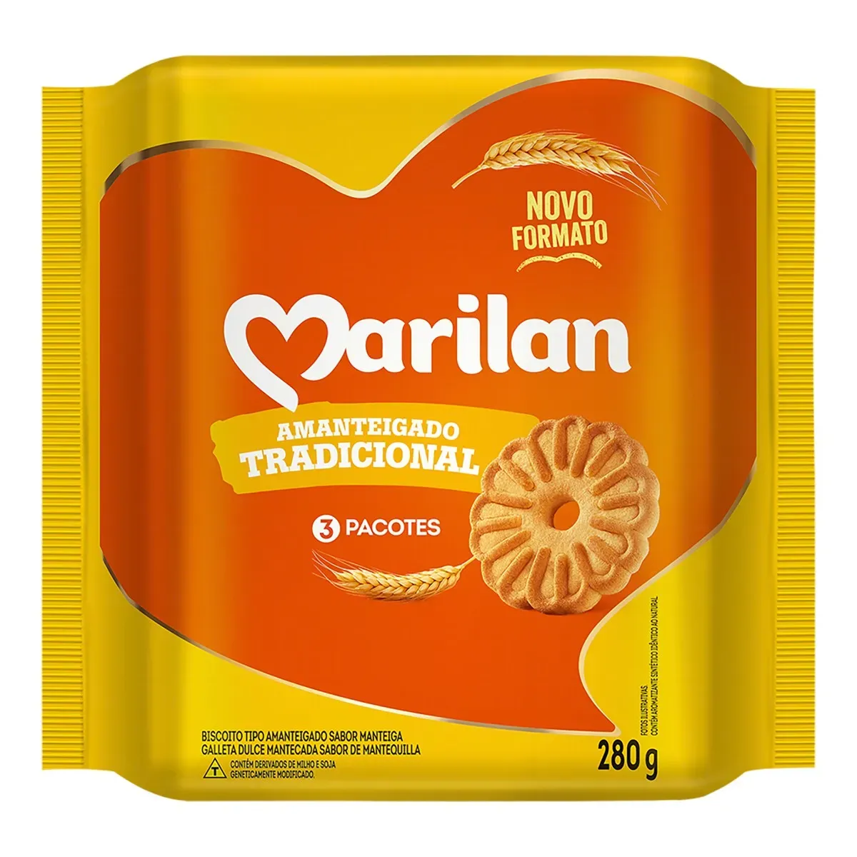 Biscoito Amanteigado Marilan 280G