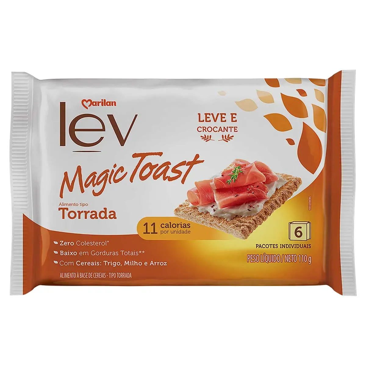 Torrada Lev Magic Toast Marilan 110G 6UN