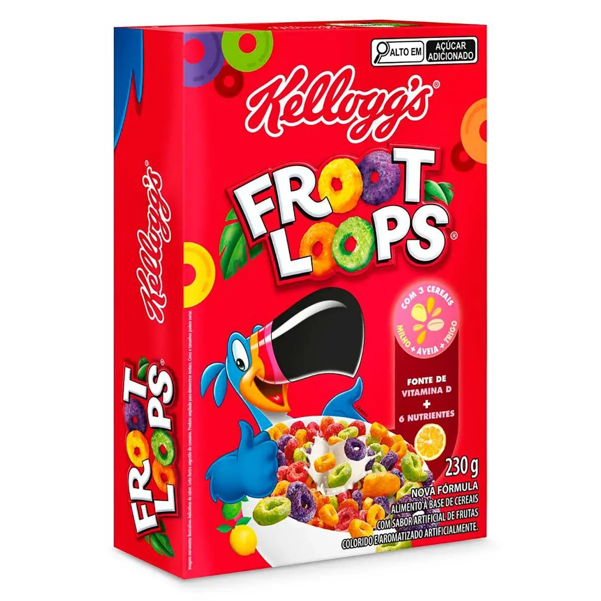 Cereal Froot Loops de Frutas Kellogg's 230G