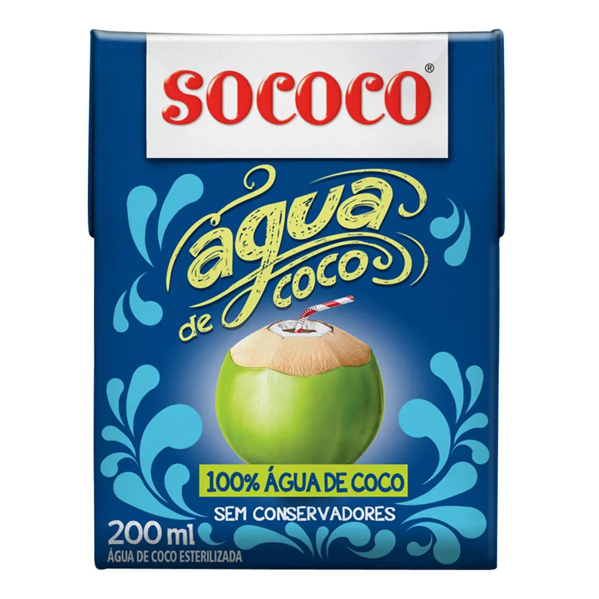 Água de Coco Sococo 200ML