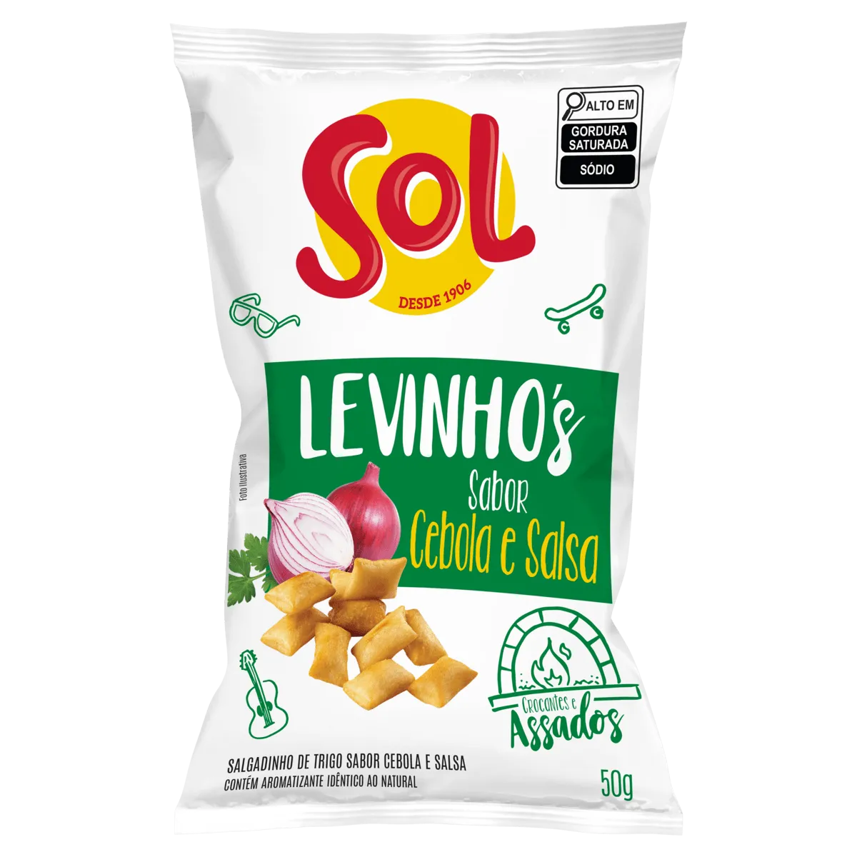 Salgadinho Cebola e Salsa 's 50G