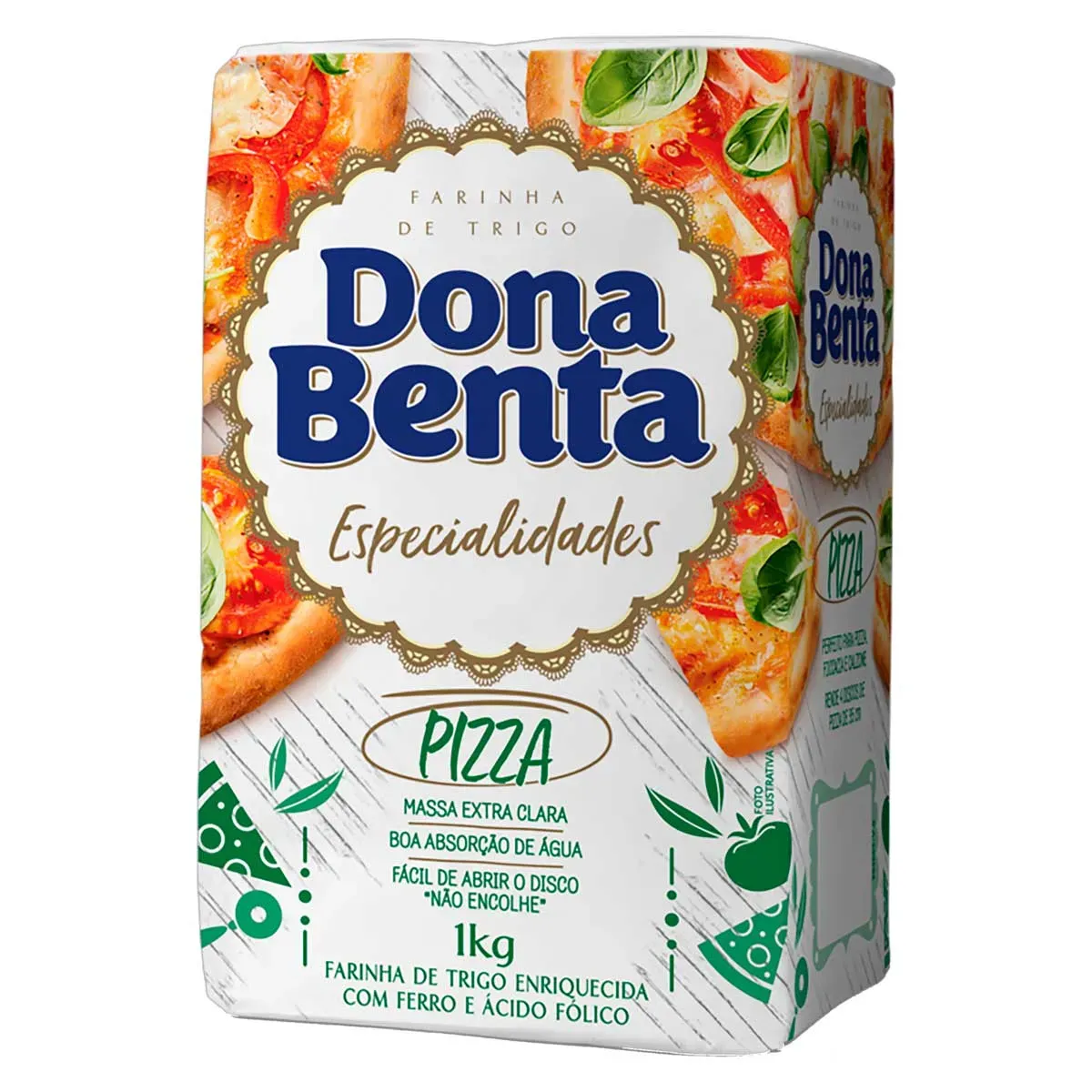 Farinha Trigo Pizza Especialidades Dona Benta 1KG
