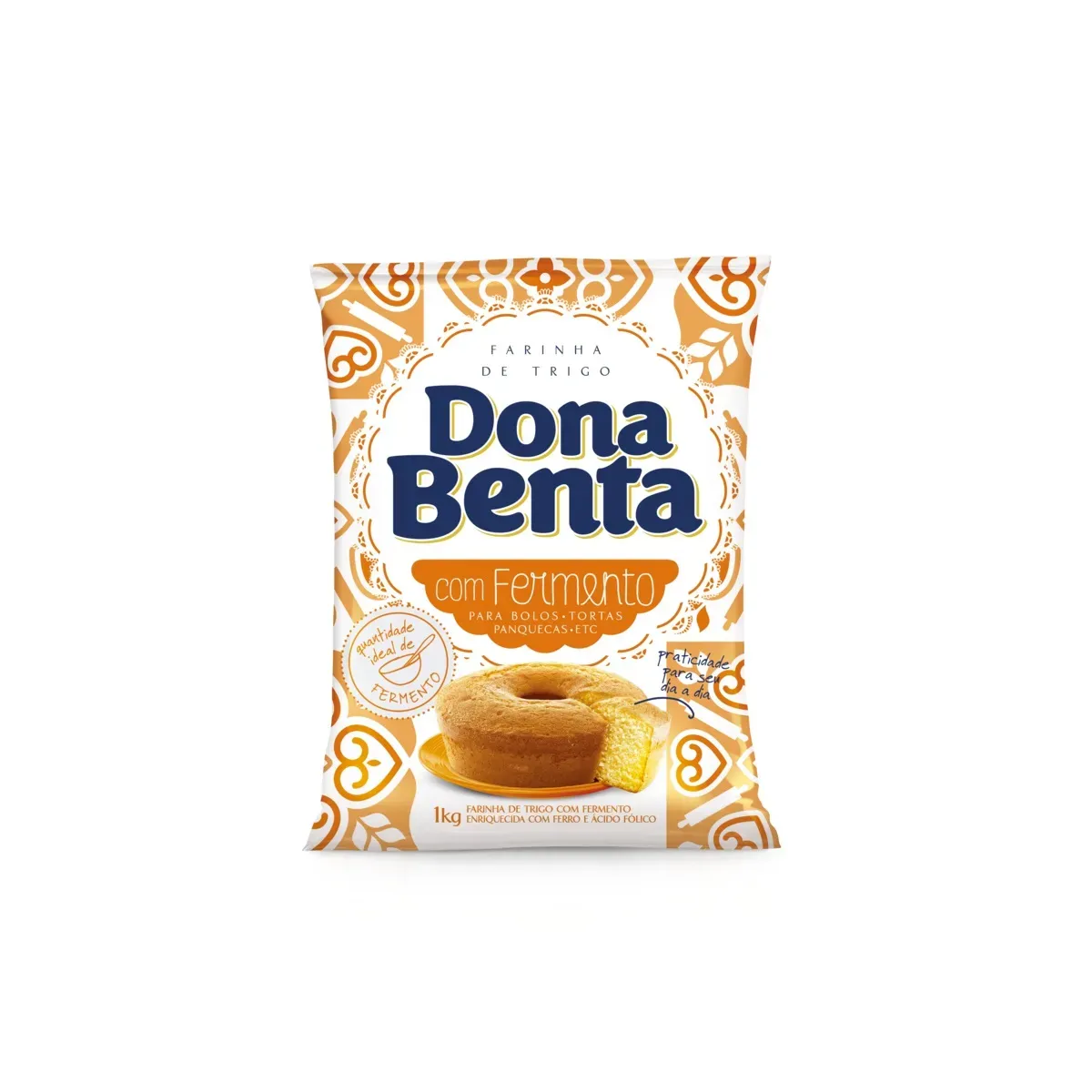 Farinha de Trigo com Fermento Dona Benta 1KG