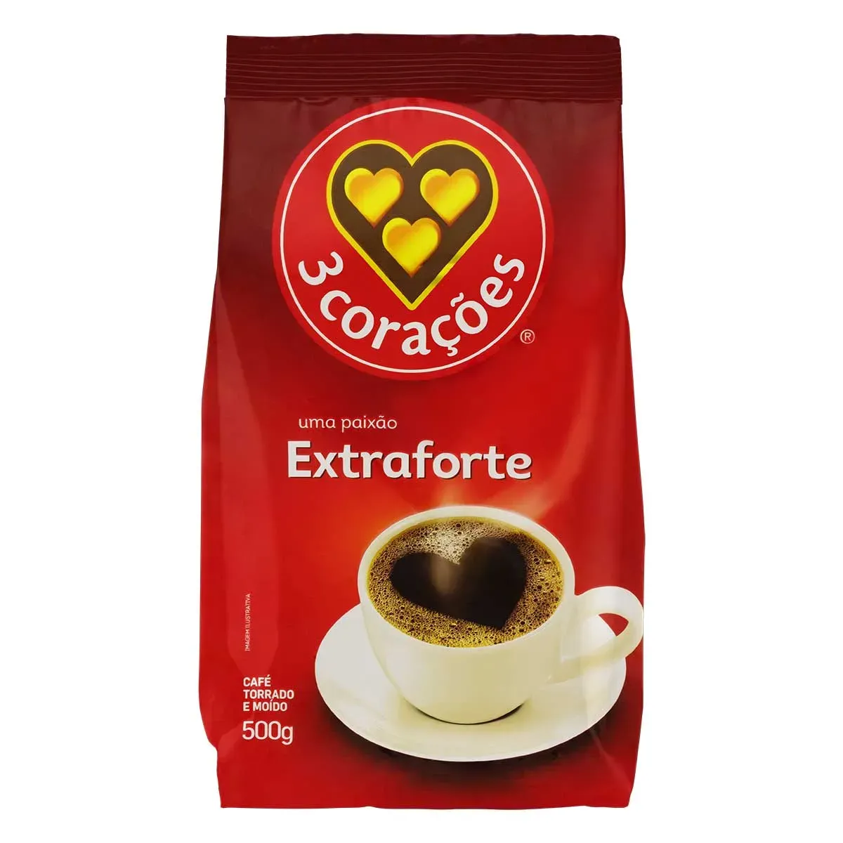 Café em Pó Extraforte 3 Corações 500G