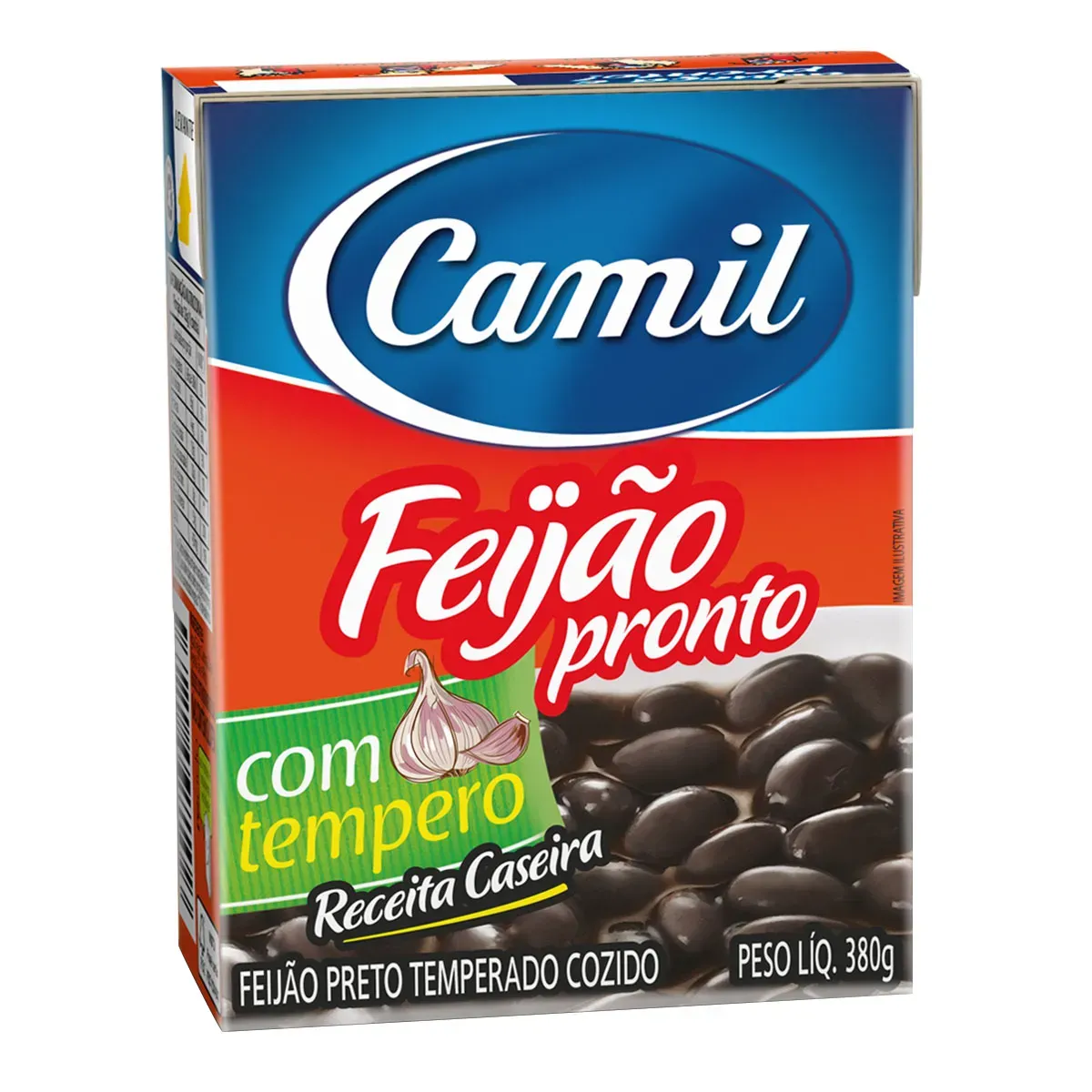 Feijão Preto Pronto Camil 380G