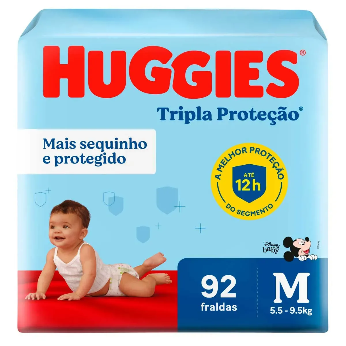 Fralda Tripla Proteção M Huggies 92UN