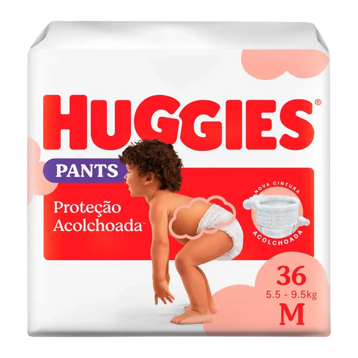 Fralda Pants Roupinha Proteção Huggies 36UN