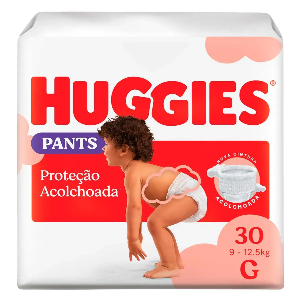 Fralda Pants Roupinha Proteção Huggies 30UN