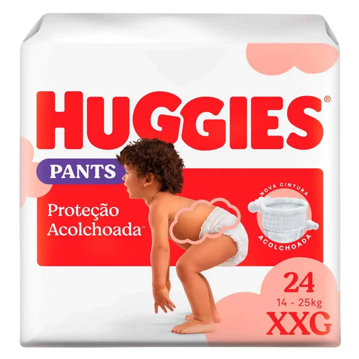 Fralda Pants Roupinha Proteção Huggies 24UN