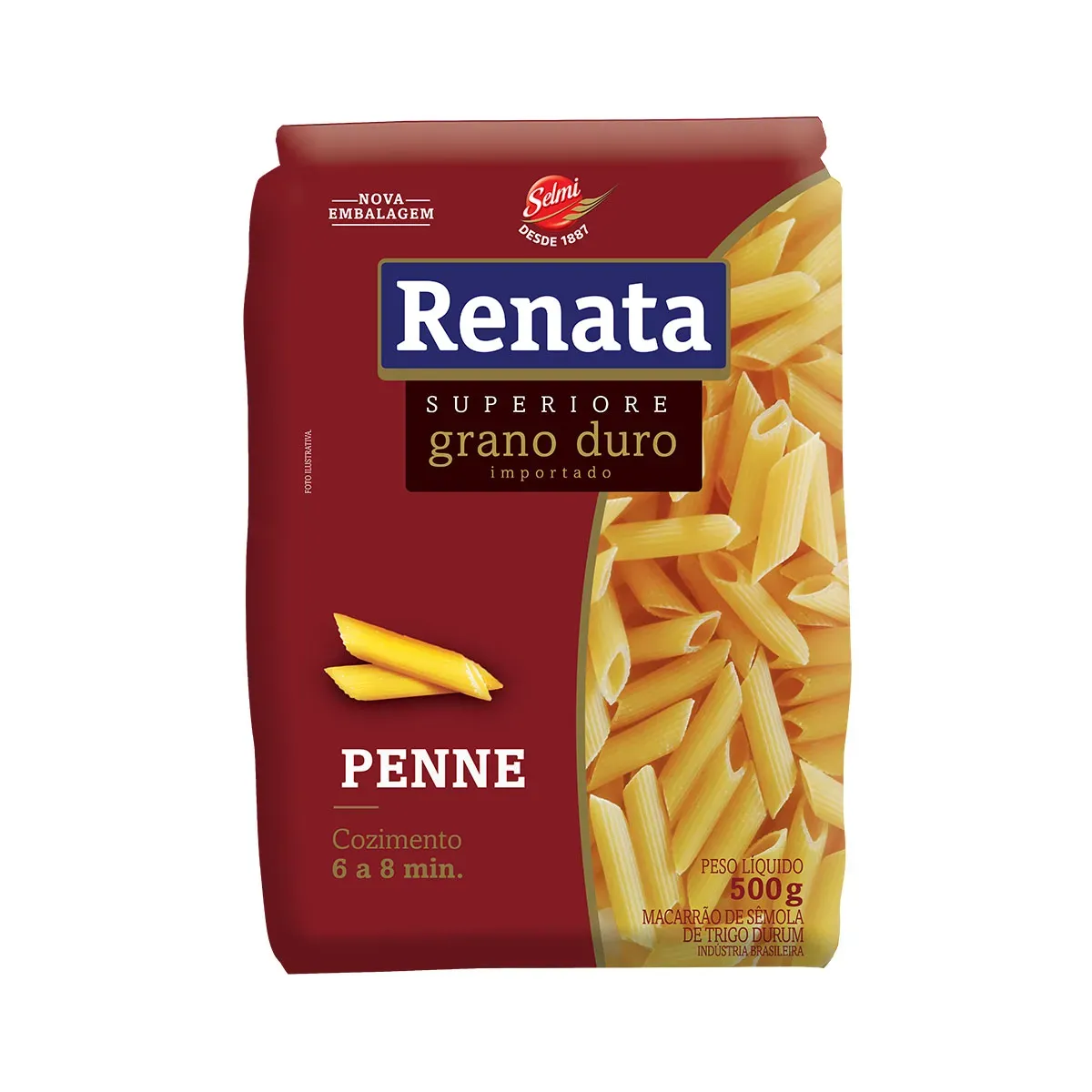 Macarrão Penne Grano Duro Superiore Renata 500G