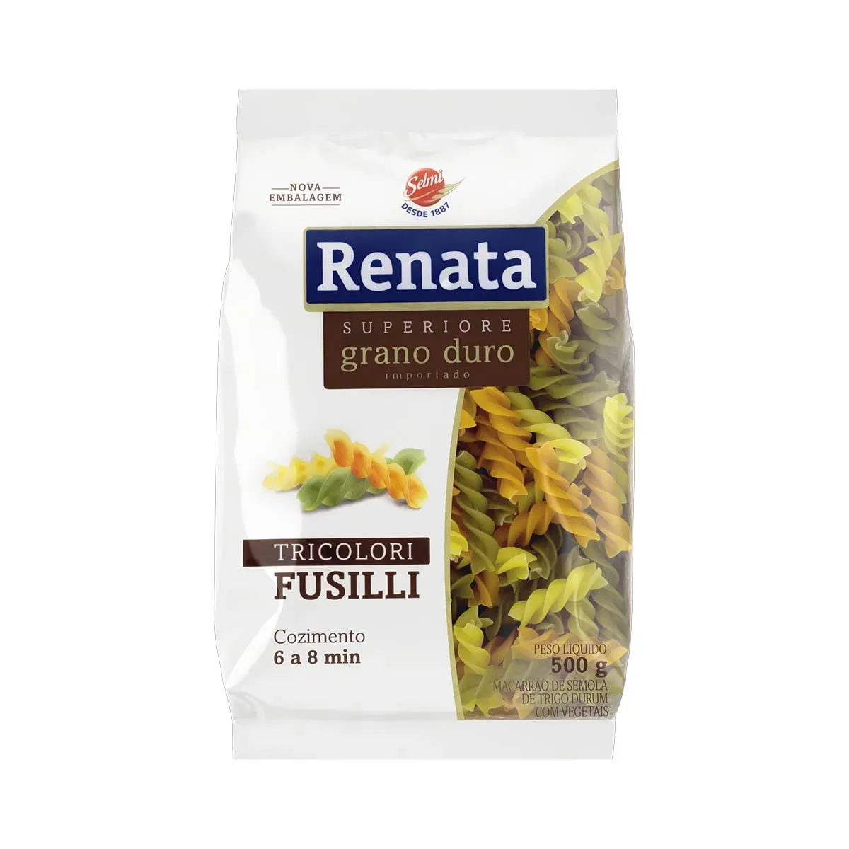 Macarrão Fusilli Grano Duro Tricolori Renata 500G