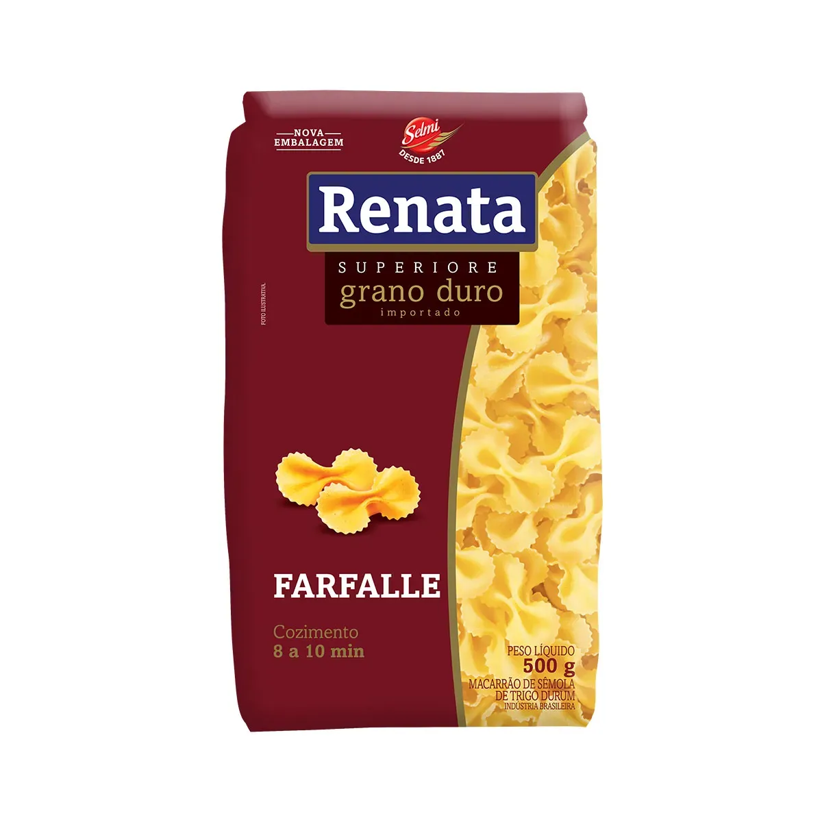 Macarrão Farfalle Grano Duro Superiore Renata 500G