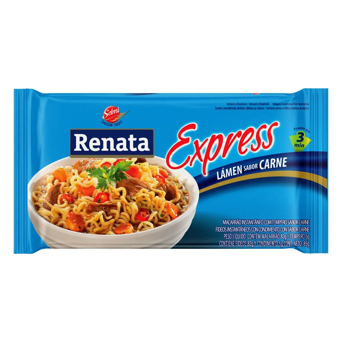 Macarrão Instantâneo Lámen Tempero Renata 85G