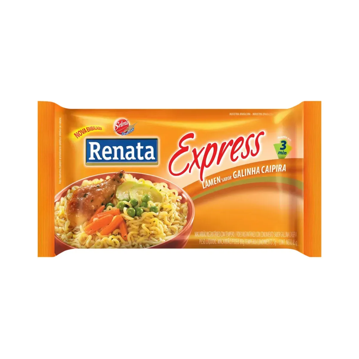 Macarrão Instantâneo Express Galinha Renata 85G