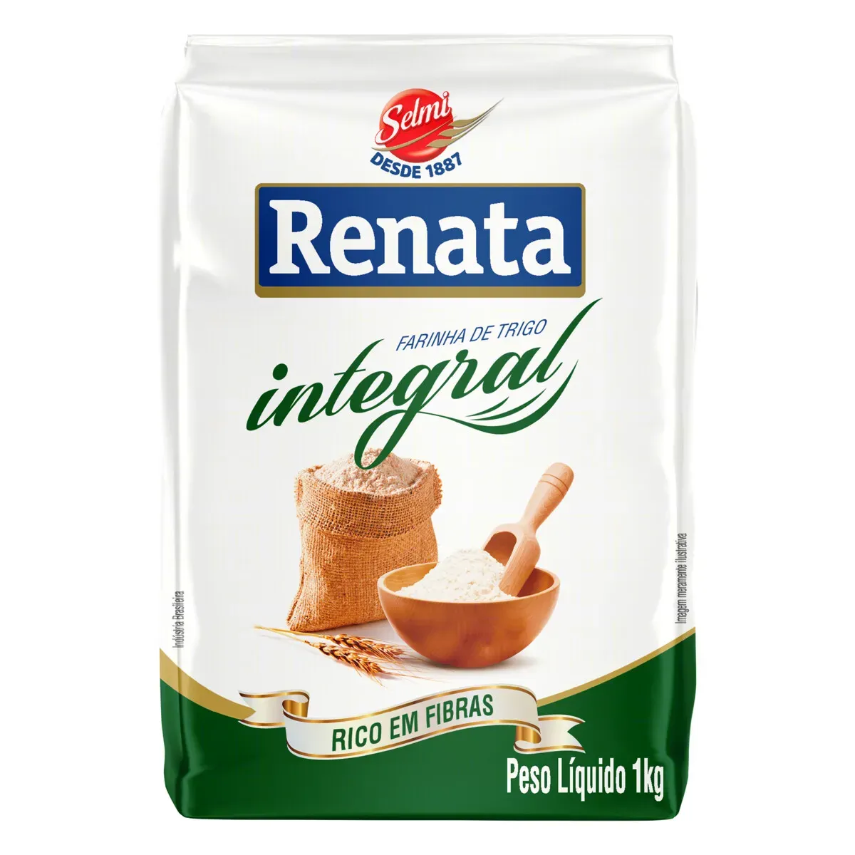 Farinha de Trigo Integral Renata 1KG