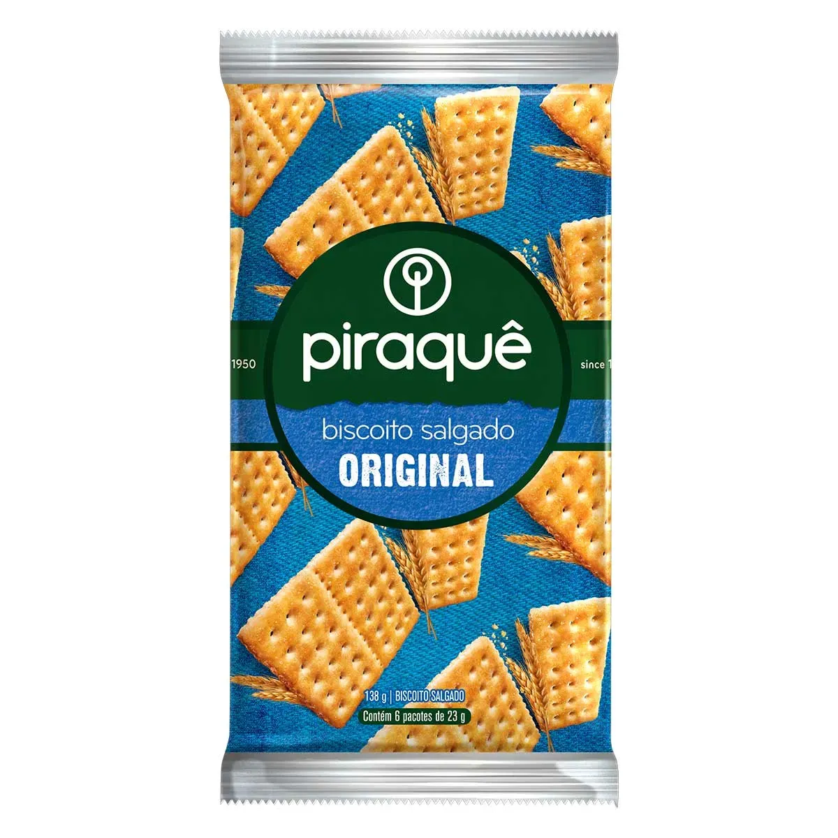 Biscoito Salgado Piraquê 138G