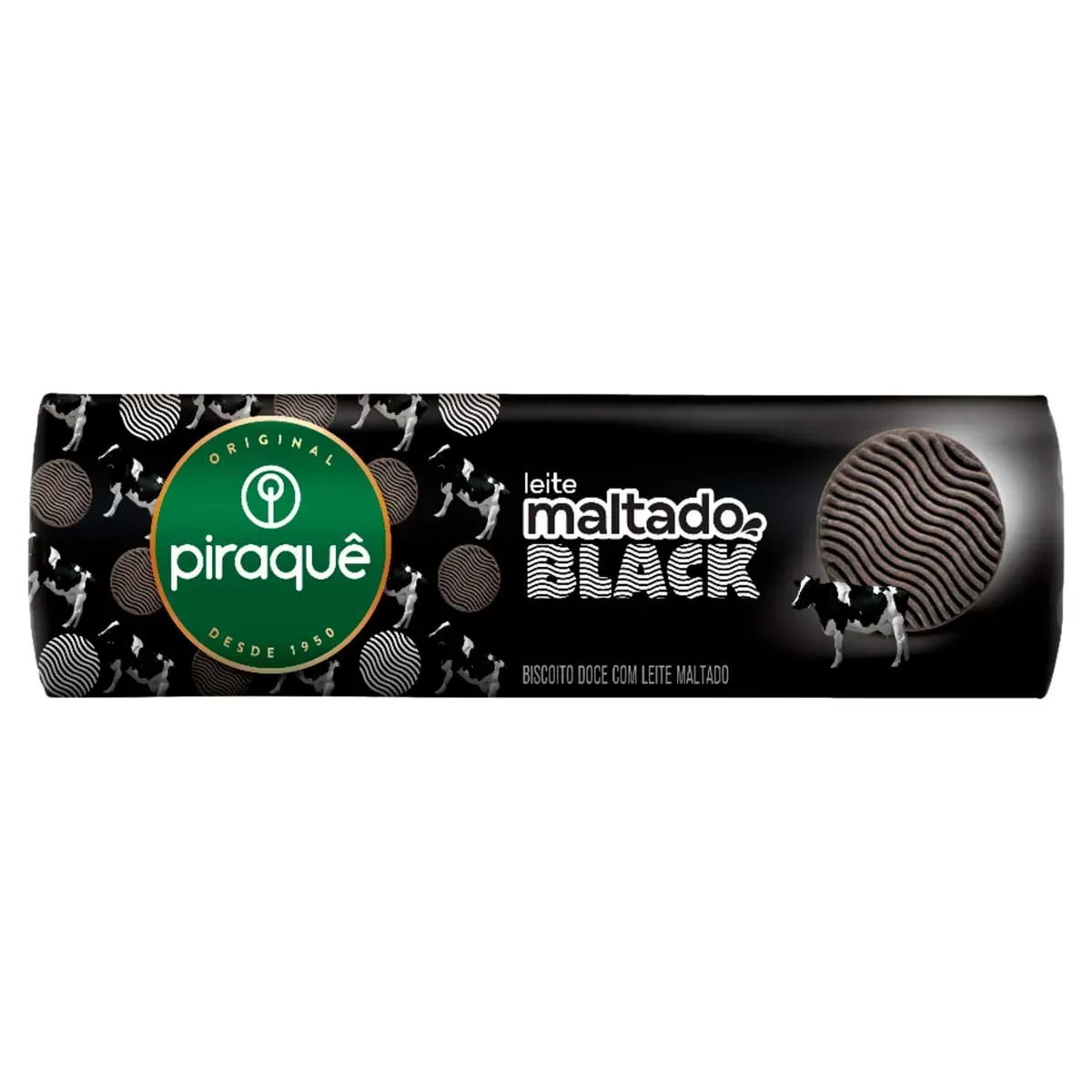 Biscoito Doce com Leite Maltado Black Piraquê 132G
