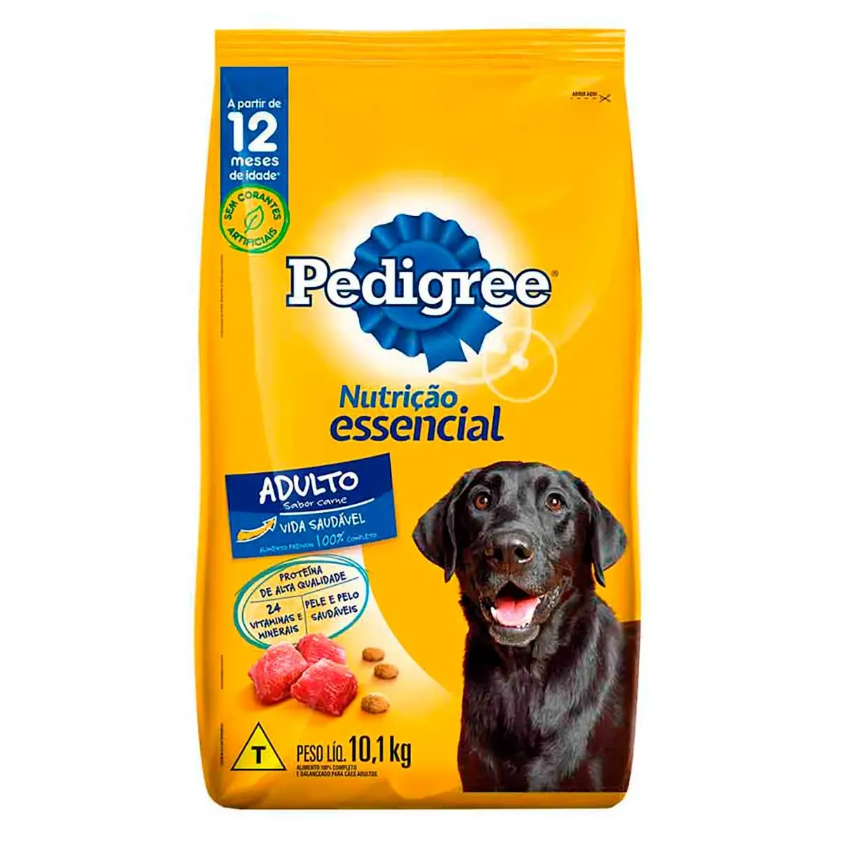 Ração Essencial Carne Leve Pague Pedigree 9KG