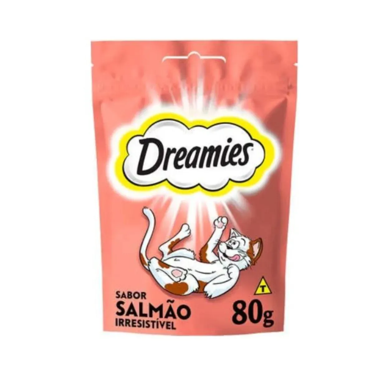 Petisco para Gatos Dreamies Salmão 80G