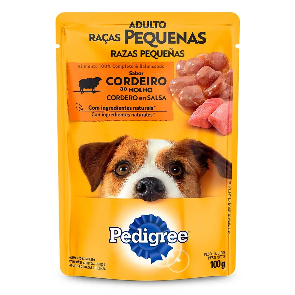 Ração Úmida Cordeiro ao Molho de Pedigree 100G