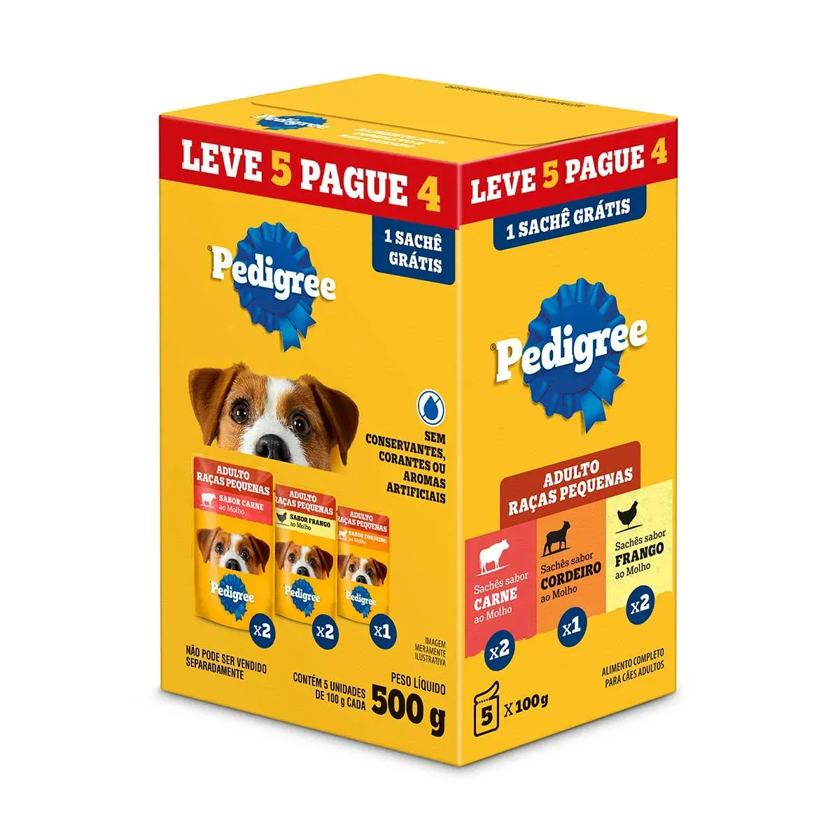 Ração Úmida Cães Carne, Frango Pedigree 5UN