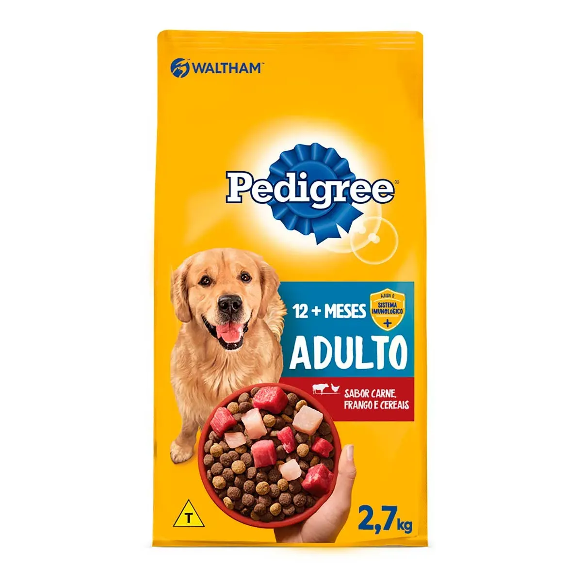 Ração Dry Carne Frango Cerais Pedigree 2,700KG