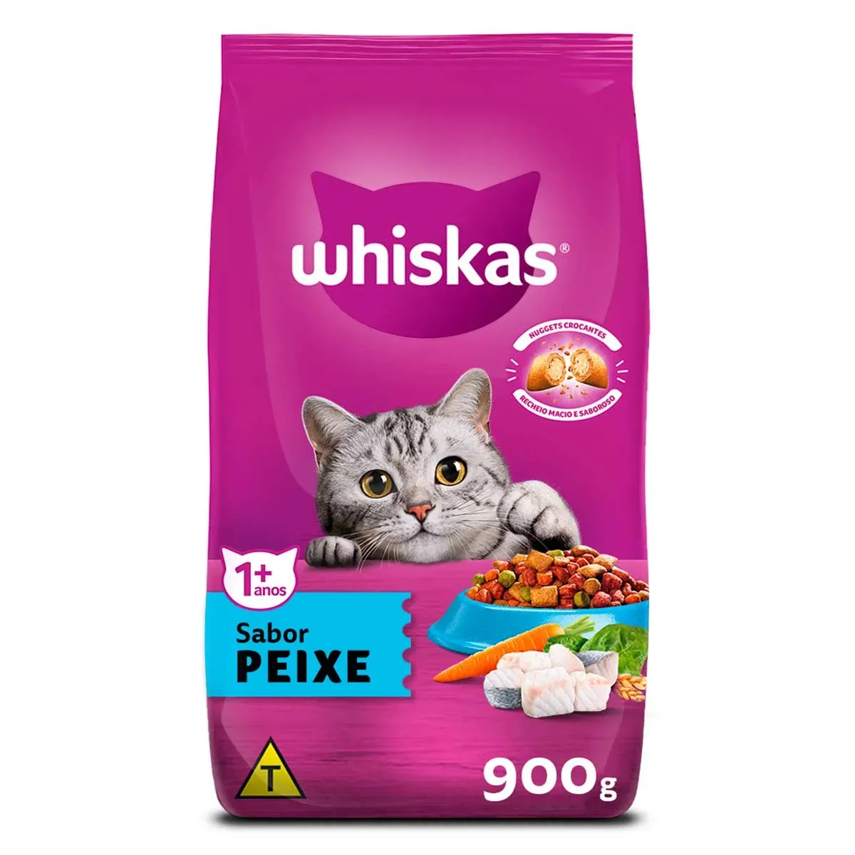 Ração Whiskas Peixe 900G
