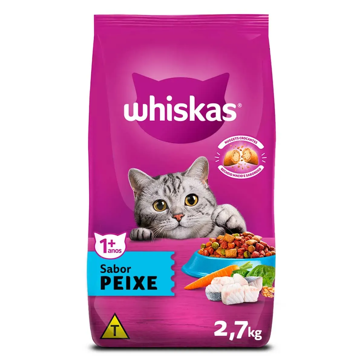 Ração Whiskas Peixe 2,7KG