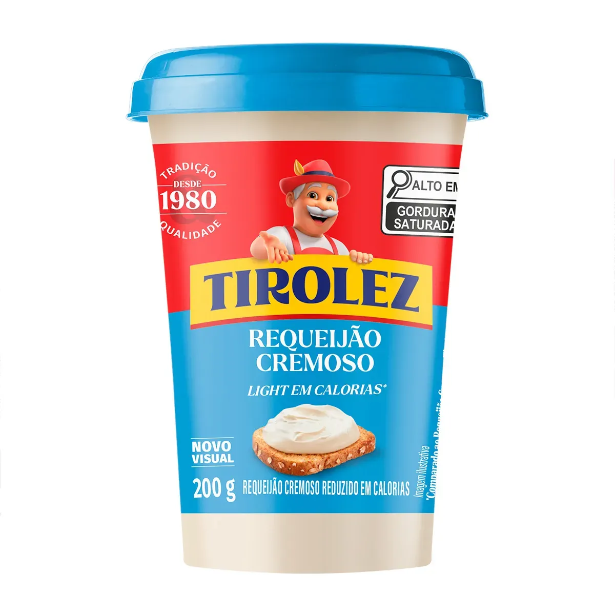 Requeijão Cremoso Tirolez Light 200G