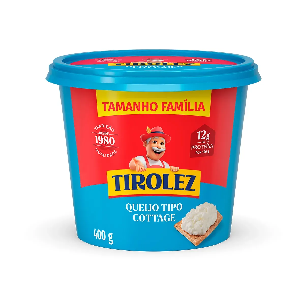 Queijo Cottage Tirolez 400G