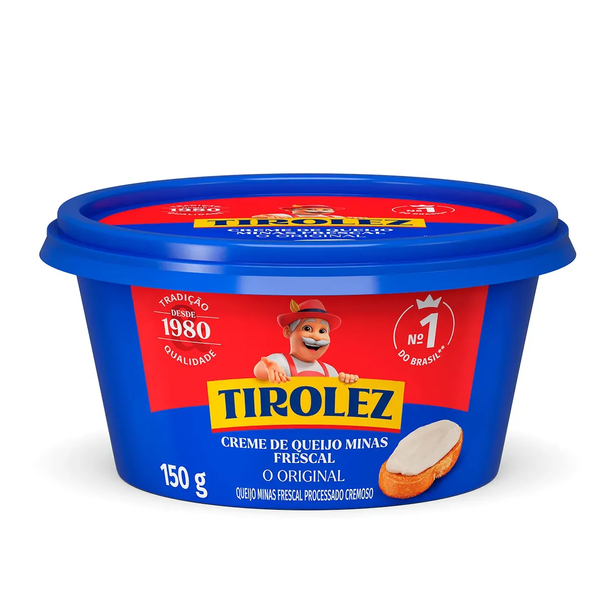 Creme Queijo Minas Frescal Processado Tirolez 150G