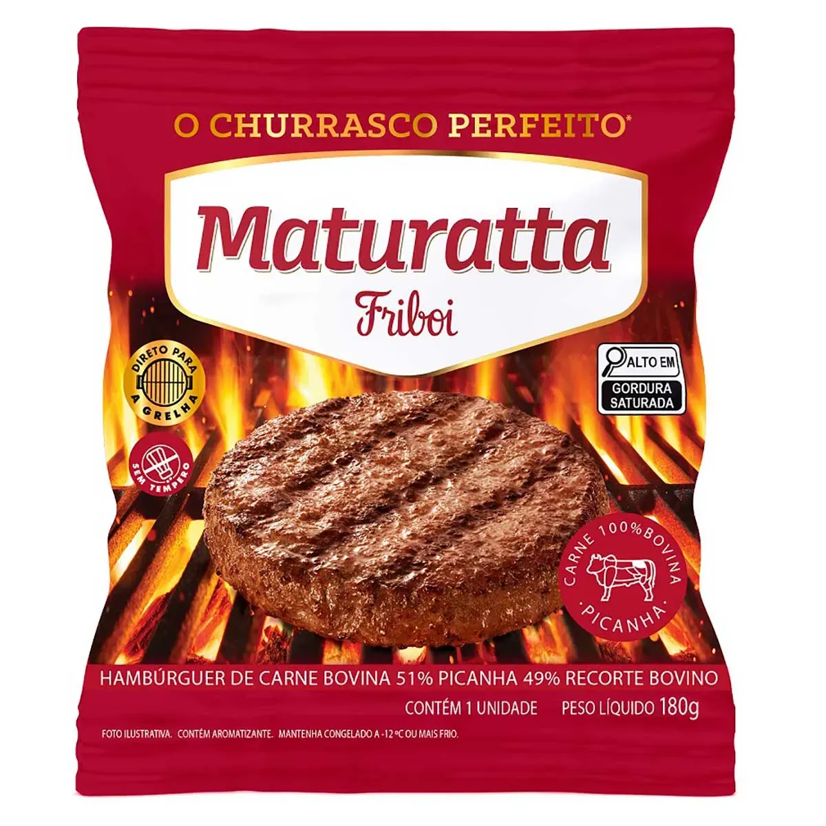 Hambúrguer de Picanha Maturatta 180G