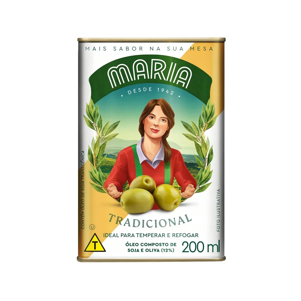 Óleo de Soja e Oliva Maria 200ML