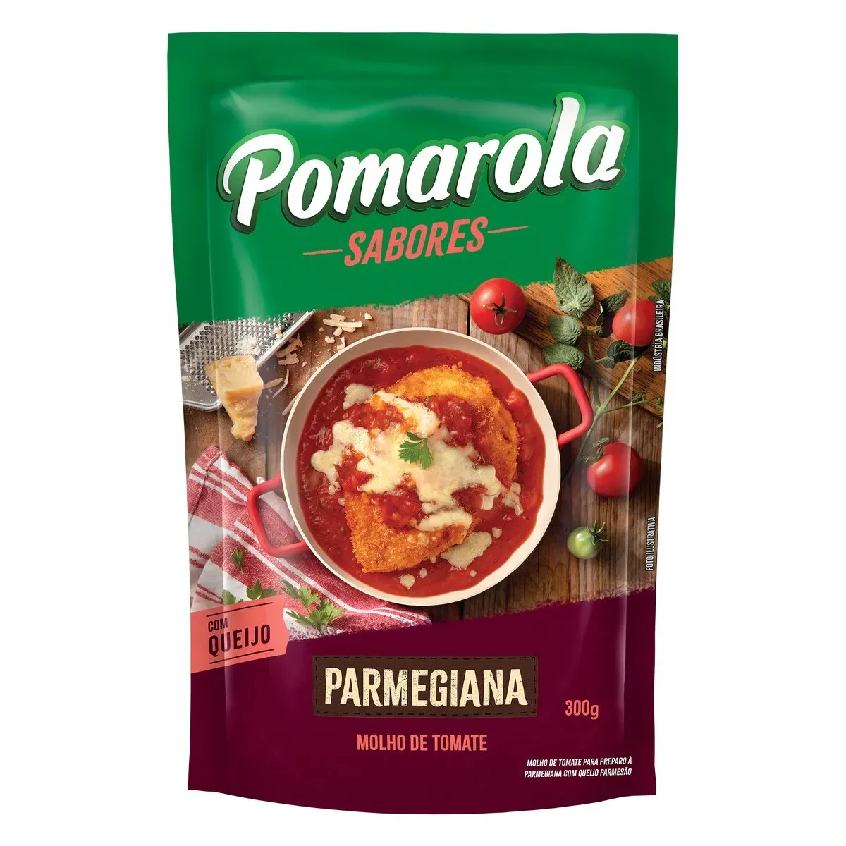 Molho de Tomate Parmegiana Pomarola 300G