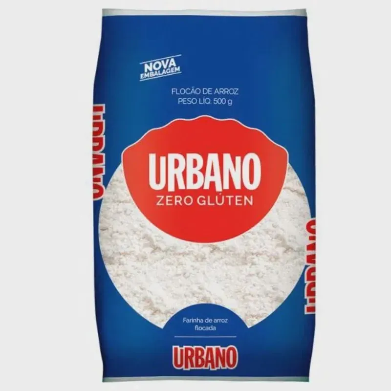 Flocão de Arroz Zero Glúten Urbano 500G