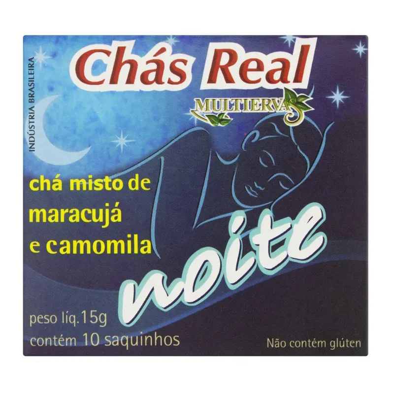 Chás Real Maracujá e Camomila Noite 15G