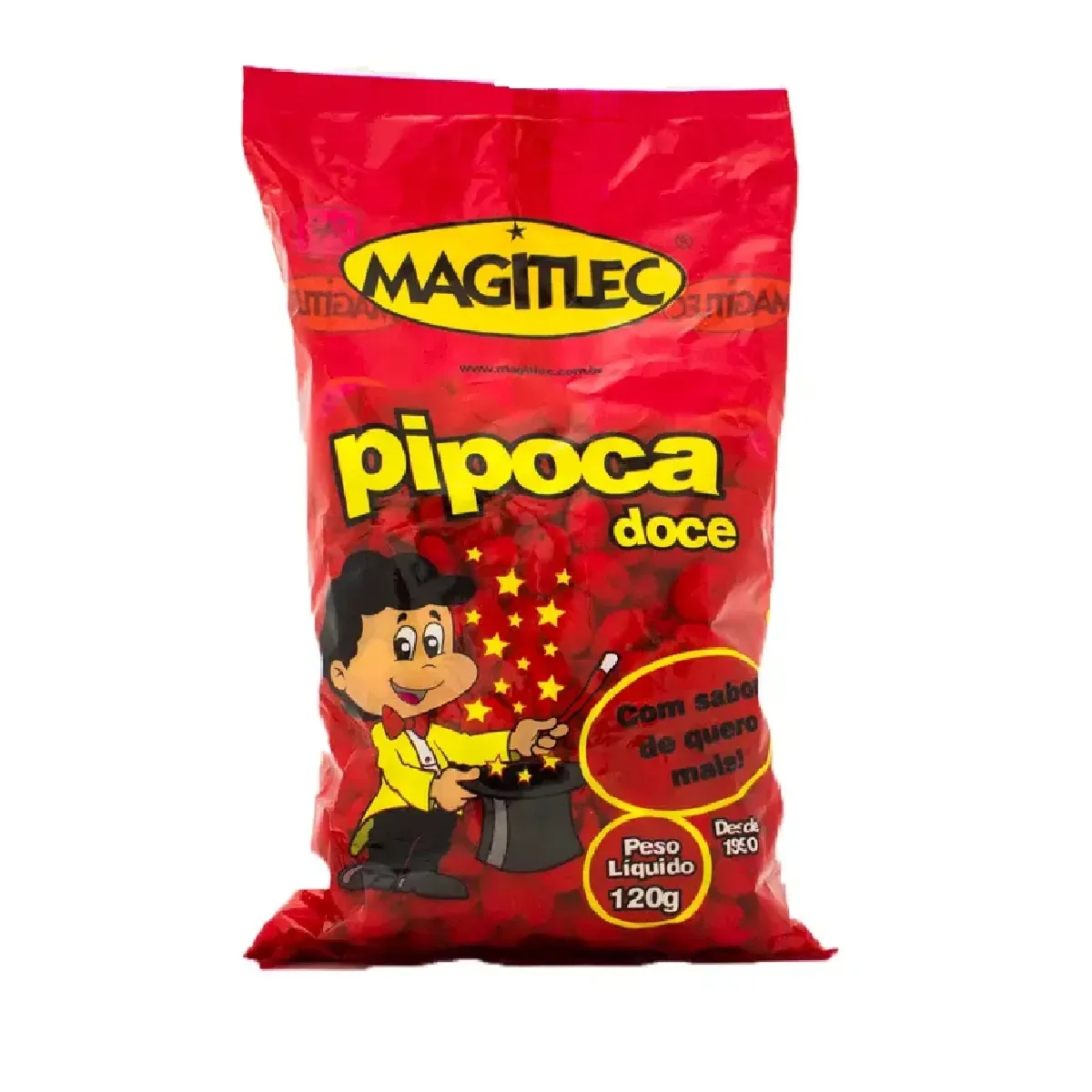 Pipoca Pronta com Açúcar Magitlec 120G