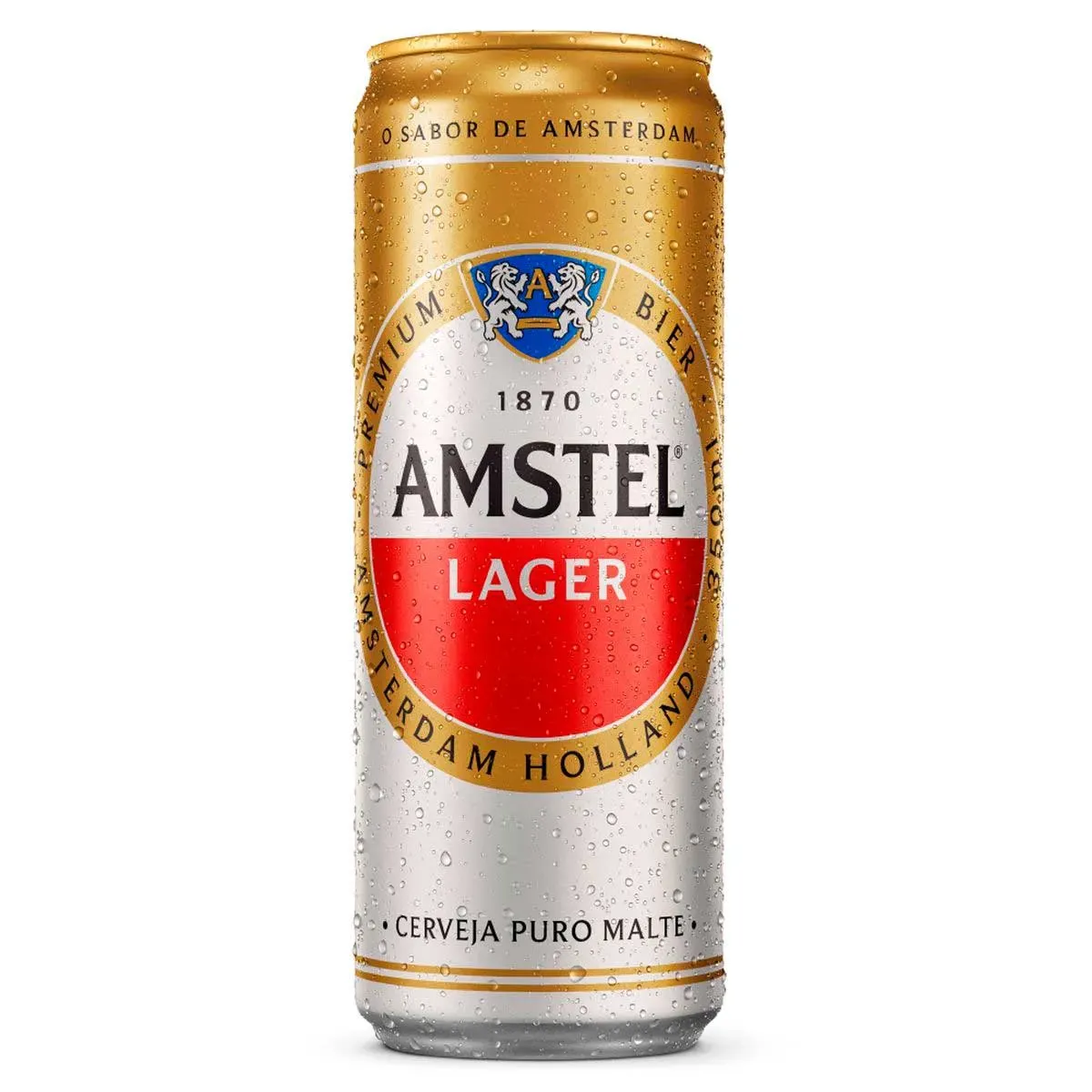 Cerveja Amstel Lager Sleek 350ML