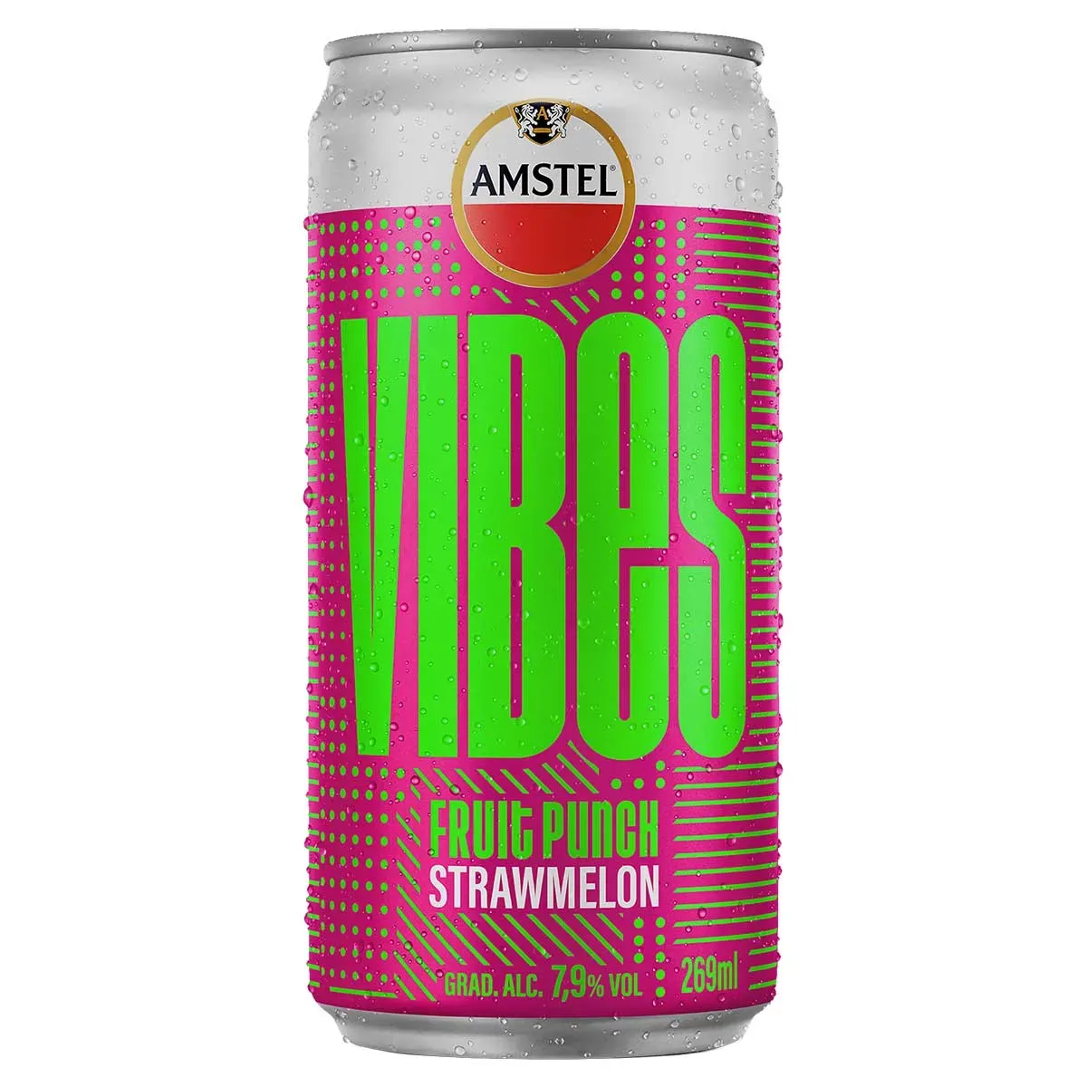 Bebida Mista Fruit Punch Strawmelon Amstel 269ML