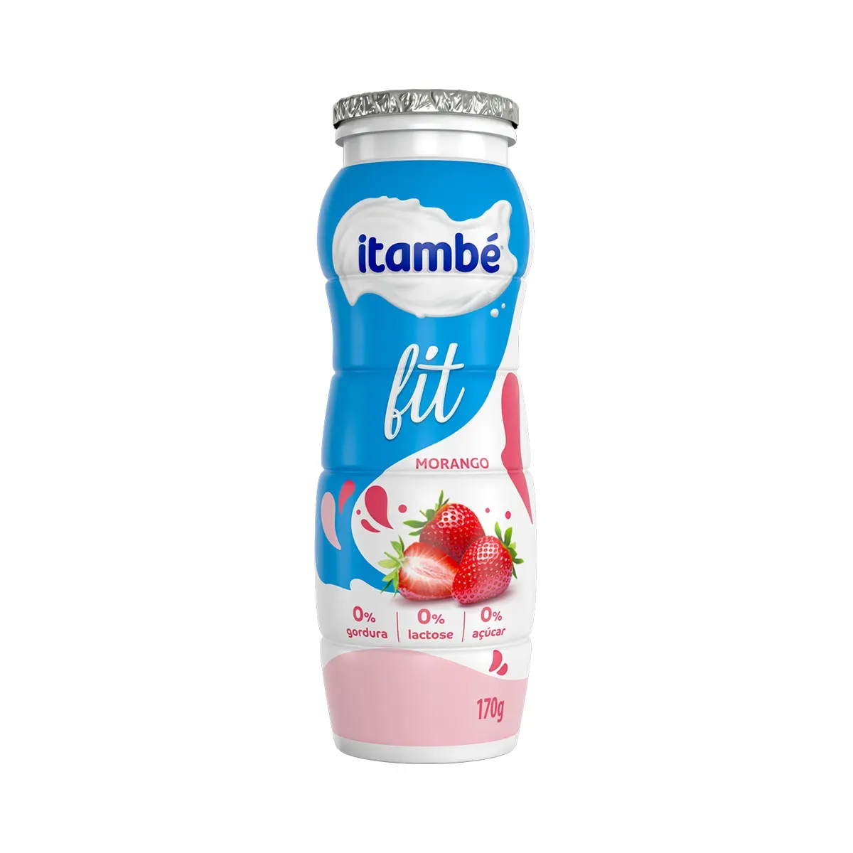 Iogurte Desnatado Fit Morango Itambé 170G