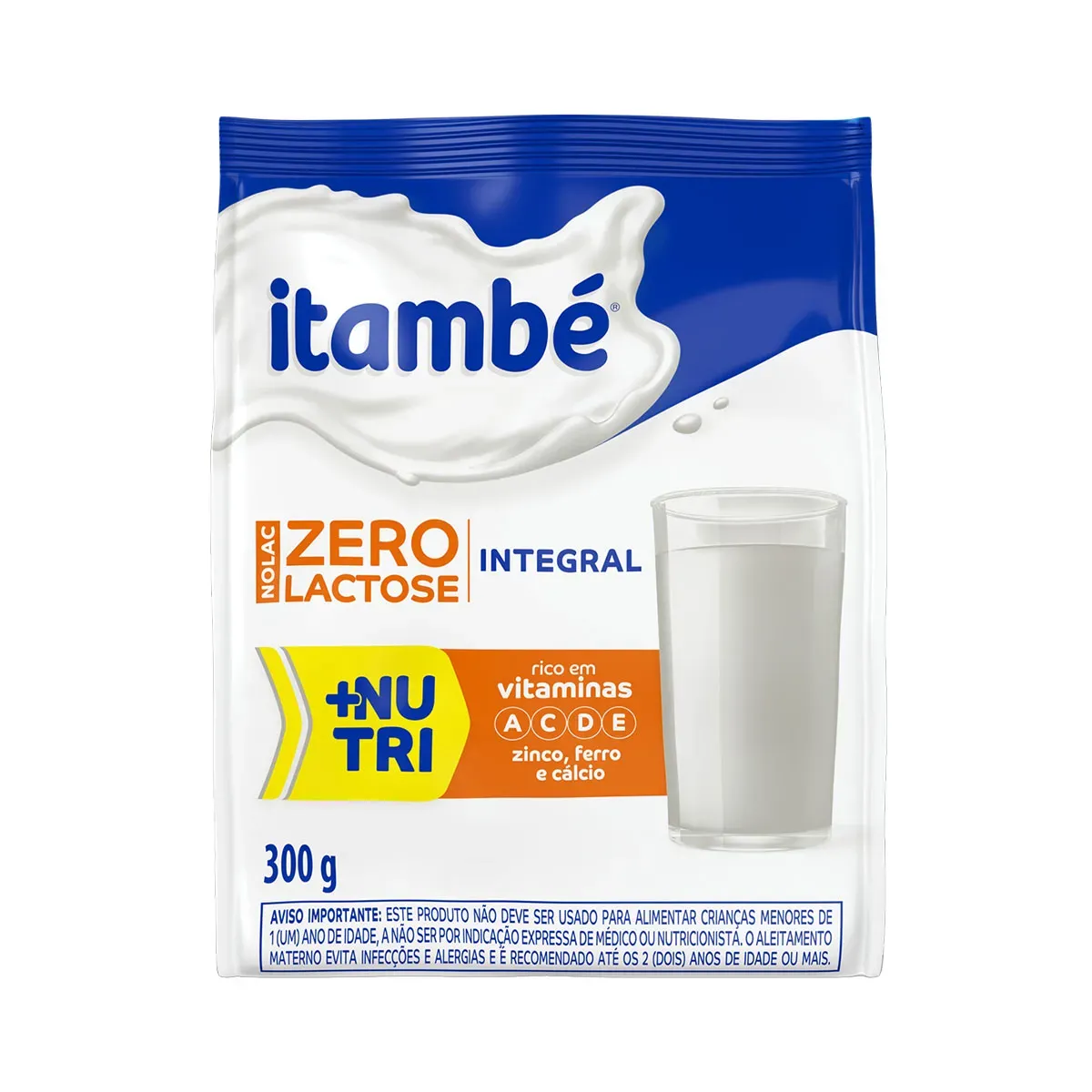 Leite em pó sem lactose Nolac Itambé 300G