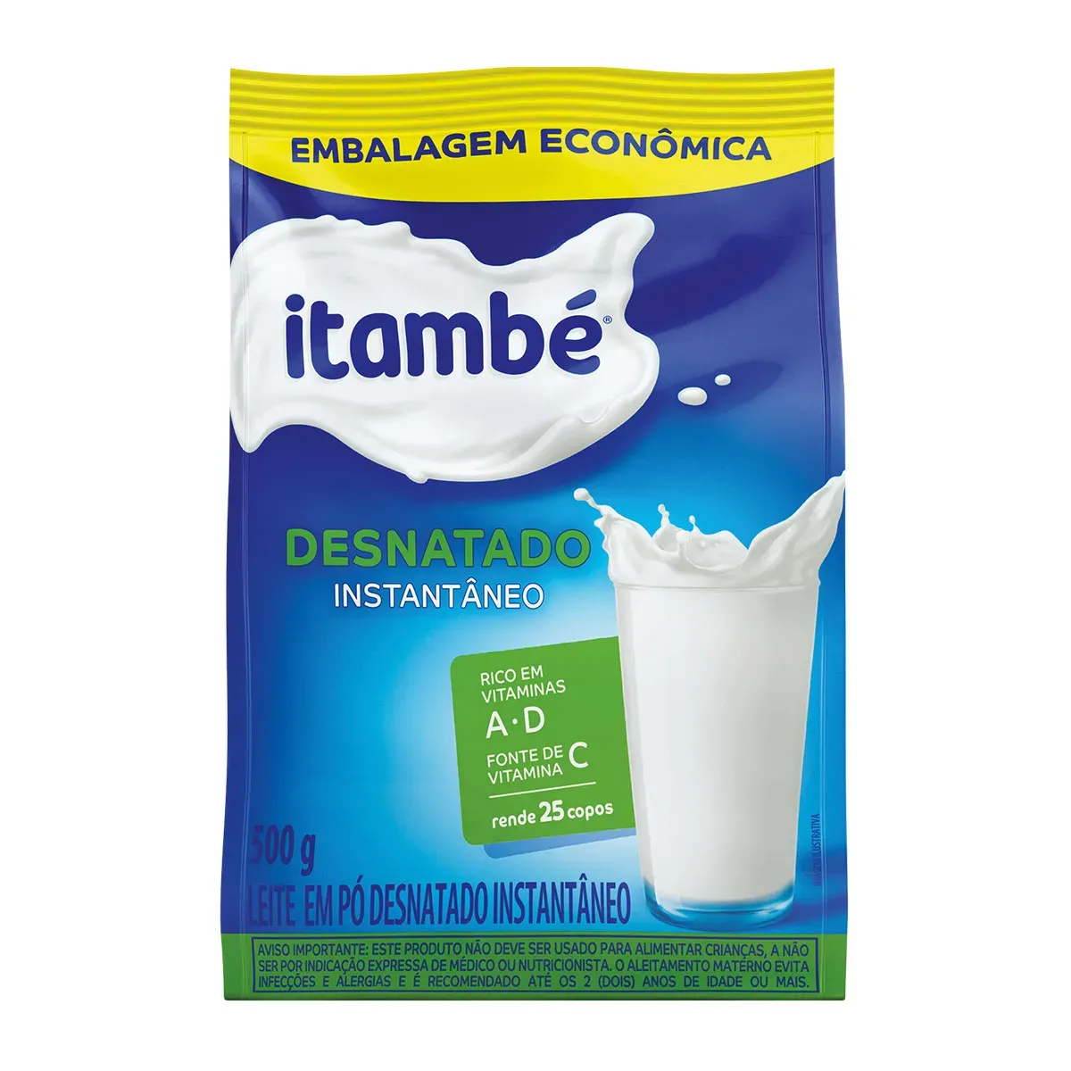 Leite Desnatado em Pó Instantâneo Itambé 500G