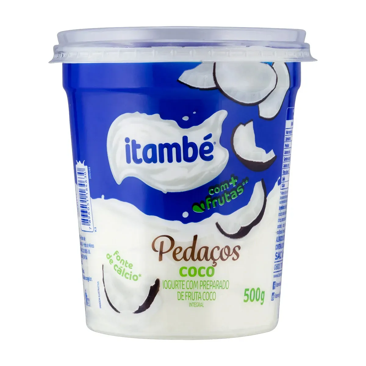Iogurte Integral Pedaços Coco Itambé 500G